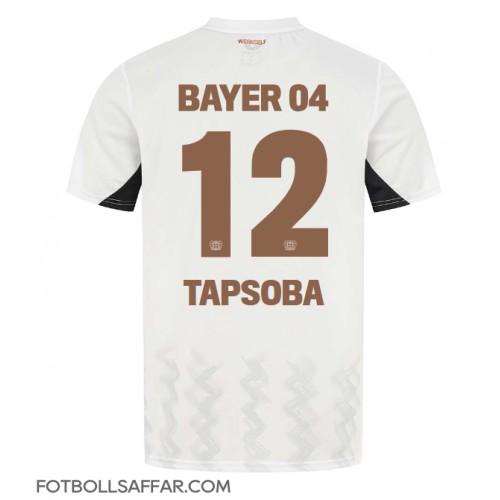 Bayer Leverkusen Edmond Tapsoba #12 Bortatröja 2024-25 Kortärmad